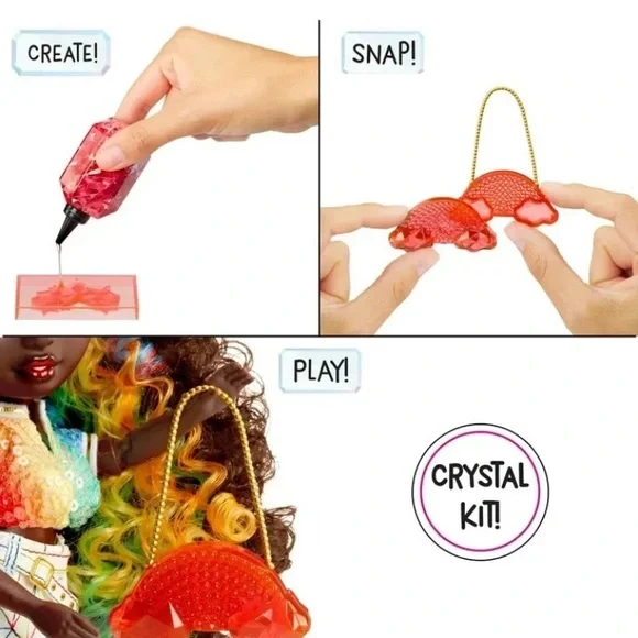 Rainbow High Creative Crystals Iris Fashion Doll with Crystal Accessory Kit - Picture 3 of 10